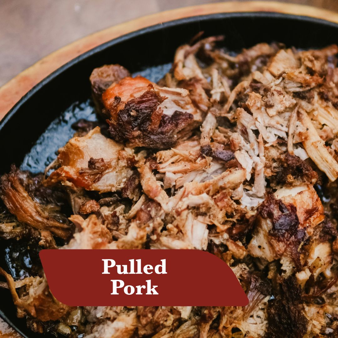 Pulled pork di capocollo fresco di Suino Nero di Calabria sfilacciato