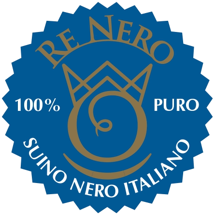 Re Nero seal: 100% pure Italian Black Pig